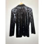 Proenza Schouler  White Label Women's Size L Black Velvet Turtleneck Top NWT Photo 3