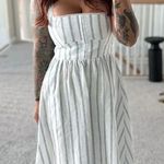 Reformation Tagliatelle Stripe Linen Dress Photo 0