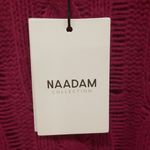 💕NAADAM💕 Cable Knit Cashmere Sweater ~ Berry Large L NWT Photo 10