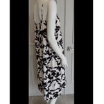 A New Day New Womens Linen Floral Sleeveless Midi Dress sz M Beach Vacation Photo 2