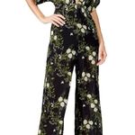 Reformation  Lemongrass Jumpsuit Size 0 Color Black White Green Photo 0