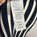 Talbots  Petites P Navy White Striped Embroidered Dress Coastal Preppy Old Money Photo 3