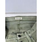 Madewell 9" High Rise Skinny Crop Button Fly Jeans Womens Size 26 Green Denim Photo 6