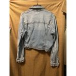 Good American  Committed to Fit Denim Jacket Light Wash Size Medium Photo 3