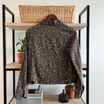 Elan  Leopard Denim Jean Jacket w/Pockets, Small Photo 7
