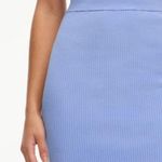 SheIn  Purple Blue Mini Ribbed Knit Pull On Skirt L Photo 1