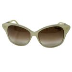 Balenciaga Retro Future Cat Eye Sunglasses ivory BB logo w/ case Photo 1