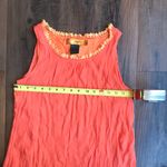Urban Mango Sleeveless Coral Dress with Lace Detail Orange Size M Photo 6