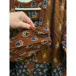 Sacred Threads Brand New  Hippy Batik Boho Pocket Patch Tunic Top t L/XL Photo 3