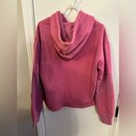 Evereve  Womens Pink Hoodie with multicolor Drawstrings Photo 3