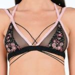 For Love & Lemons Azalea Embroidery Bralette M Photo 2