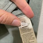 Free People  Green Long Sleeve Mock Neck Tee Shirt XS Sage Oversized Thermal Photo 4