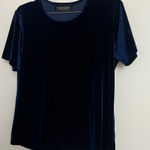 Impressions Velvety Blue Top Photo 0
