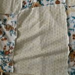 Catos Size M Waffle Knit Top Patchwork Floral and yellow Hi/Lo Cute Comfort NWOT Size L Photo 3