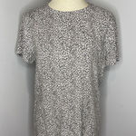 Jenni Kayne  Short Sleeve Leopard Print Blouse‎ Small S Photo 0