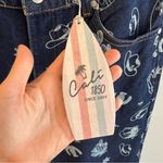 NWT Cali1850 Wide Leg Western Print Jeans Size 30 Blue Photo 2