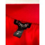 Express Outlet Red Floral Print Tropical Pleated Mini Skirt Women's Size Small S Photo 3