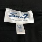 Seven7  Pull On Legging Black Soft Knit Pants Small Photo 5