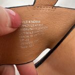 Madewell Kiera Lugsole Black Leather Block Heel Slingback Sandals Size 10.5 Photo 6