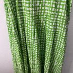 Gorman Organic Cotton Maxi Pocket Dress Gingham Sleeveless Whimsical Cottagecore Green Size 10 Photo 2