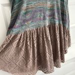 Free People Long Sleeve Top Gray Brown Size XS Photo 5