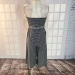 Anthropologie Elevenses sweetheart strapless peak a boo waist cropped jumpsuit size 8 Photo 5