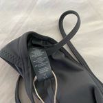 SKIMS NWT  High Neck Swim Top Gunmetal Grey Large Photo 7