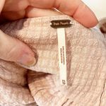 Free People Bonnie Ruffle Long Sleeve Square Neck Blouse Top Pink XS Photo 2