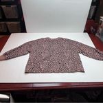 Rails ‎ Reeves Mountain Leopard Womens SZ Medium Brown Black White Sweatshirt NEW Photo 9