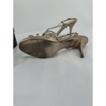 Nina  Bobbie JS Strappy Heels Size 9.5M Champagne Stiletto Dress Heel‎ Photo 6