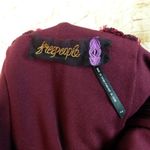 Free People Dress Women M Burgundy Red Natasha Lace Halter Bodycon Mini Party Photo 4