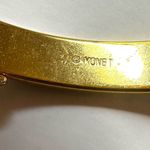 Monet black and gold tone bangle bracelet Photo 5
