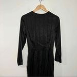 & Other Stories & Other Stories Striped‎ Satin Jacquard Jumpsuit In Black Size 0 Photo 8