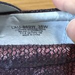 Alegria  Lauren Women's Burgundy Metallic Leather Clogs Shoes Sz‎ 38W US 8-8.5 Photo 7