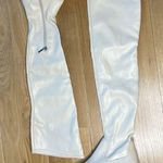 Schutz  Over the Knee Leather Boots Guily Eggshell Square Toe NWOB Size 6.5 Photo 6