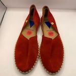 VERBENAS Women Size 41 US 10 Carmen Red Soft Suede Slip On Flat Espadrille Shoes Photo 1