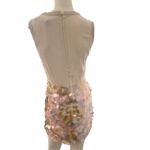 French Connection New with tags womens shimmery beaded sequin cream mini dress S Photo 14