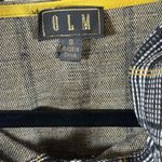 Cropped Plaid Boxy Festival Vintage Small Y2K Grunge Pullover Streetwear Black Photo 5