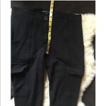 Theory euc cargo pocket skinny pants sz 4 black Photo 6