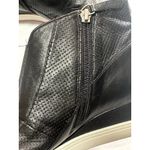 Linea Paolo Black Felicia Wedge Sneaker Booties Size 7 1/2 Photo 8
