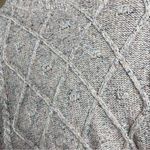 Time And Tru Juniors XL Confetti Cable Knit Sweater Blush Pink Neutral  Holiday Photo 6