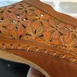 Pikolinos Romana Women's Romana Leather Floral Slingback Heels Clogs 41/10.5-11 Photo 6