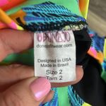 Dona Jo Fit Wear Skort Size 2 athletic running tennis tropical bright parrot Photo 4