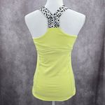 Mondetta  Green Racerback Print Sports Activewear Support Bra Tank Top Small Photo 1