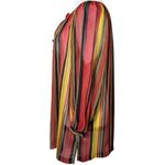 Jones New York  Sport Size XL Women Sheer Multicolor Striped Blouse Photo 2