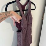Lululemon Stripe Tank Wine Gray Photo 3