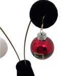 Handmade NWT Christmas Ornament Dangling Drop Earrings Ho Ho Ho Santa Statement X… Photo 2