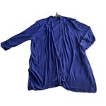 Chico's Chico’s Size Large (2) Linen Cardigan Open Front Blue Layering Lightweight Photo 0
