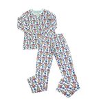 Roller Rabbit  Lovely Monkey Pima Cotton Long Sleeve Pajamas XXS Photo 2