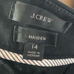 J.Crew  Black Hayden Bistretch Cotton Cropped Flare Dress Pants 14 Photo 44